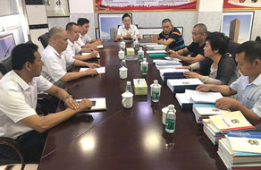 ?？谑泄簿致摵闲〗M對中金鷹押運公司進行安全評估檢查